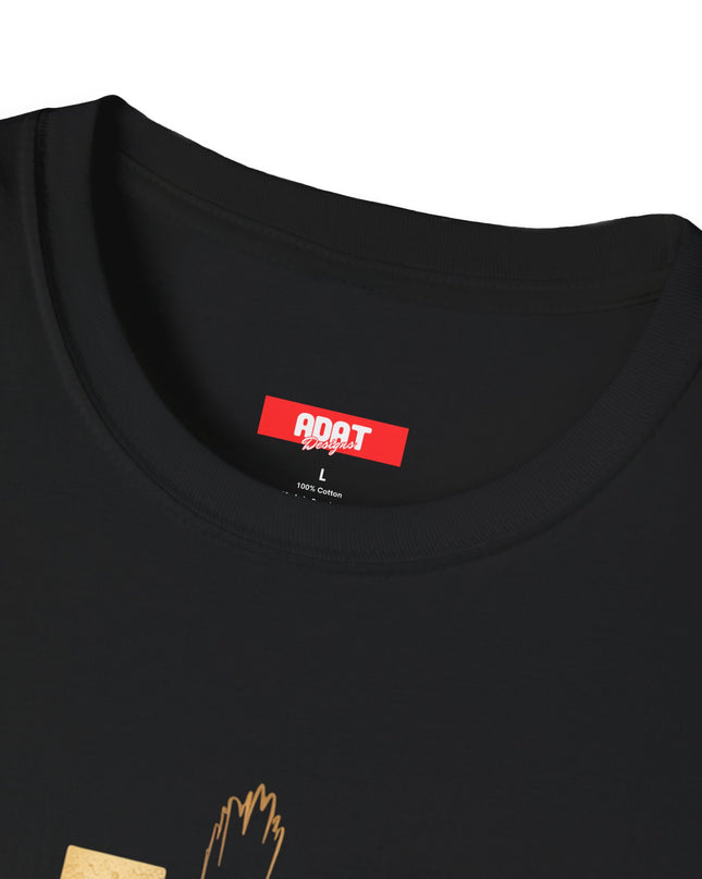 T-Shirt — "Blessed Beyond Measure" Gold Script Christian Faith Tee