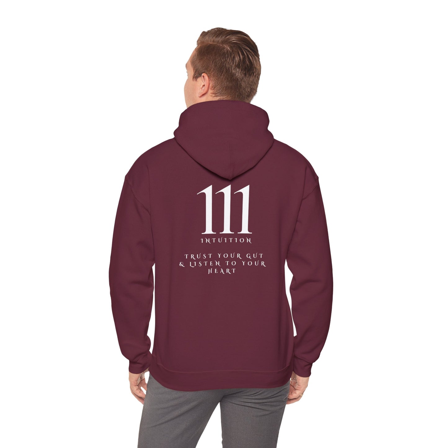 111 Angel Number Unisex Heavy Blend Hooded Sweatshirt