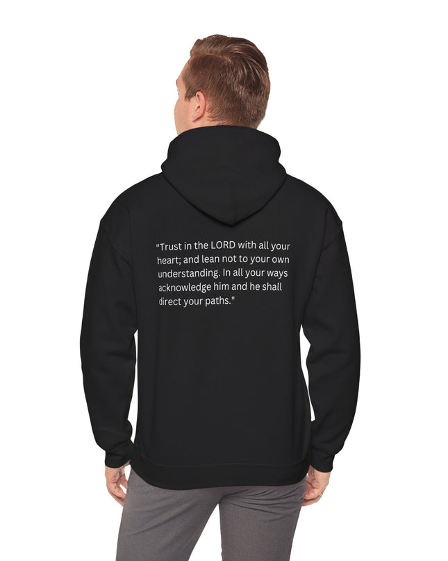 Proverbs 3:5-6 Heavy Blend Hooded Sweatshirt
