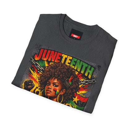 Juneteenth 'They Not Like Us' Afrocentric Woman T-Shirt
