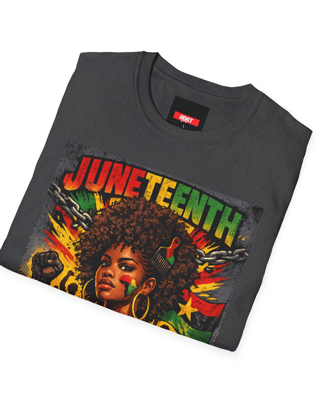 Juneteenth 'They Not Like Us' Afrocentric Woman T-Shirt