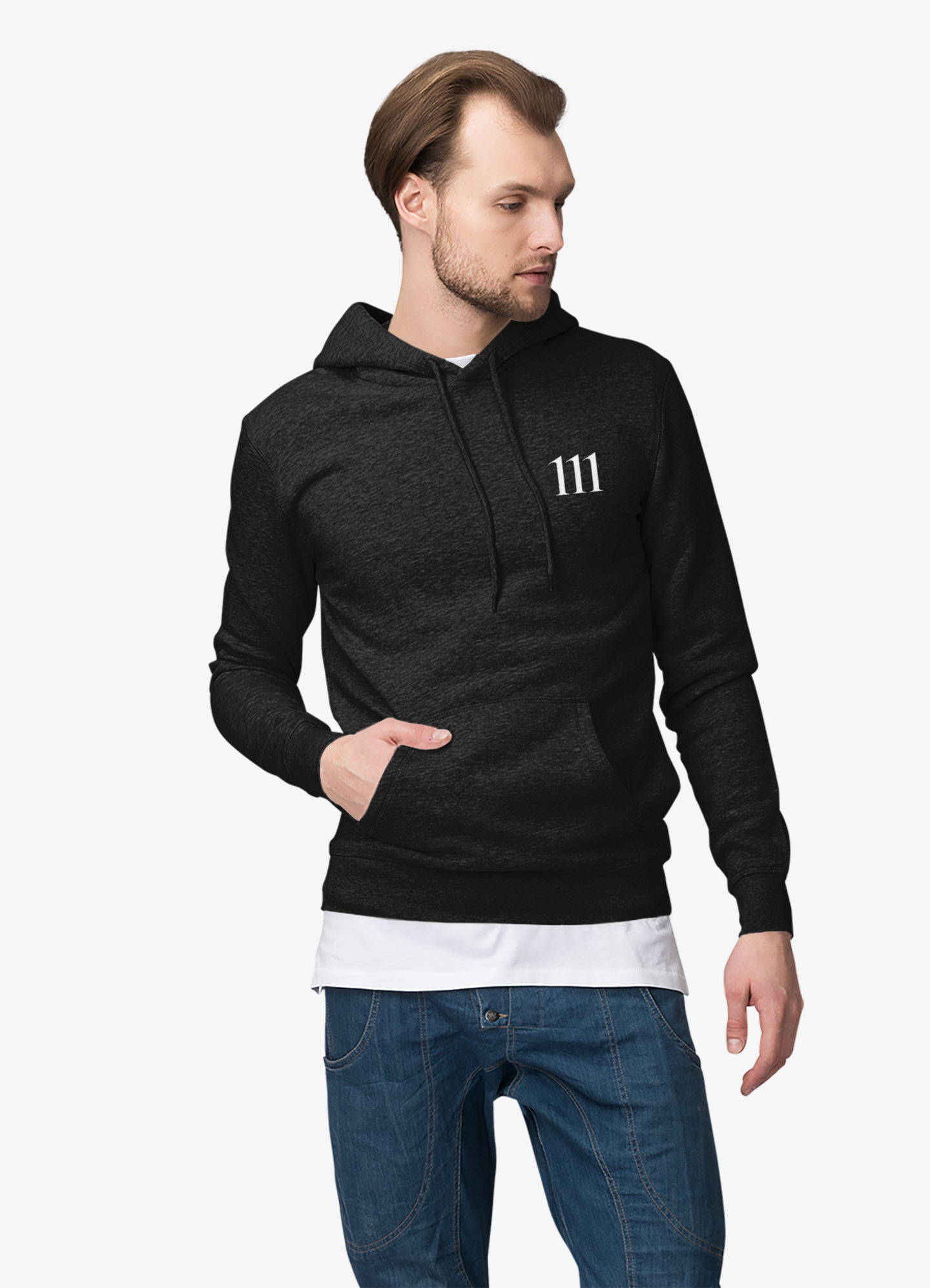 111 Angel Number Unisex Heavy Blend Hooded Sweatshirt