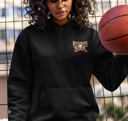Restored Soul Hoodie — Inspirational Graphic Hooded Sweatshirt