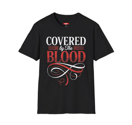Covered by the Blood T-Shirt — Christian Faith Graphic Tee