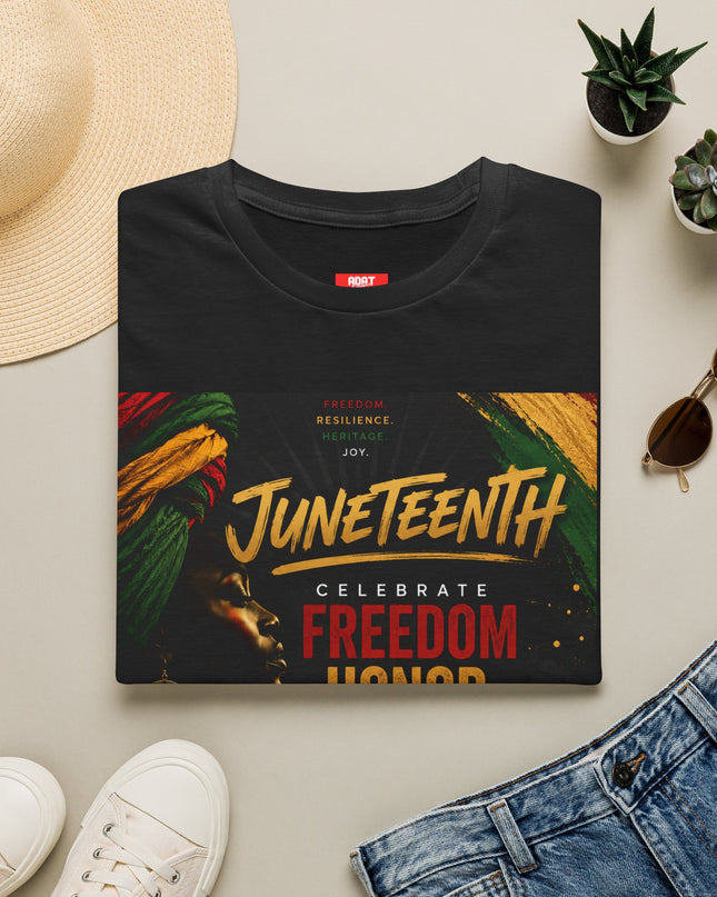 Juneteenth Celebrate Freedom Honor T-Shirt — JUNETEENTH Graphic Tee