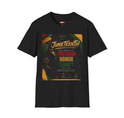 Juneteenth Celebrate Freedom Honor T-Shirt — JUNETEENTH Graphic Tee