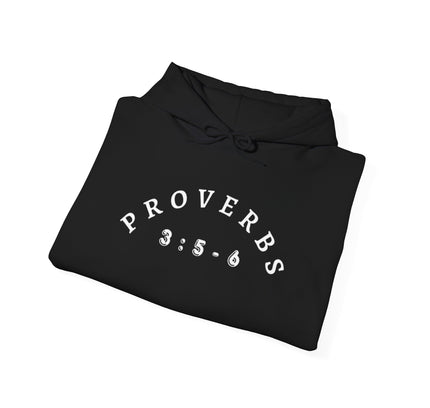 Proverbs 3:5-6 Heavy Blend Hooded Sweatshirt