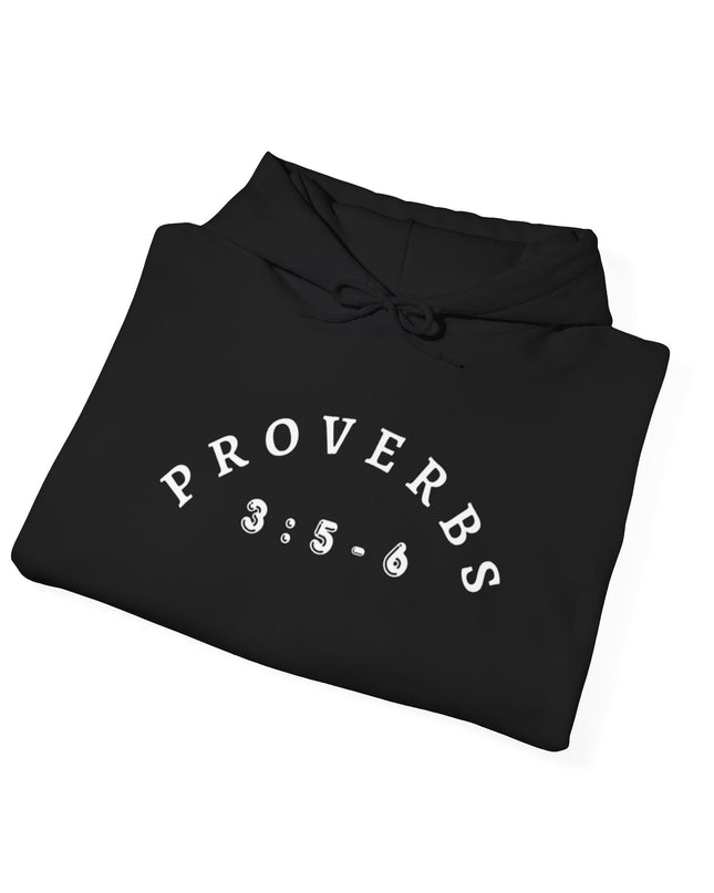 Proverbs 3:5-6 Heavy Blend Hooded Sweatshirt