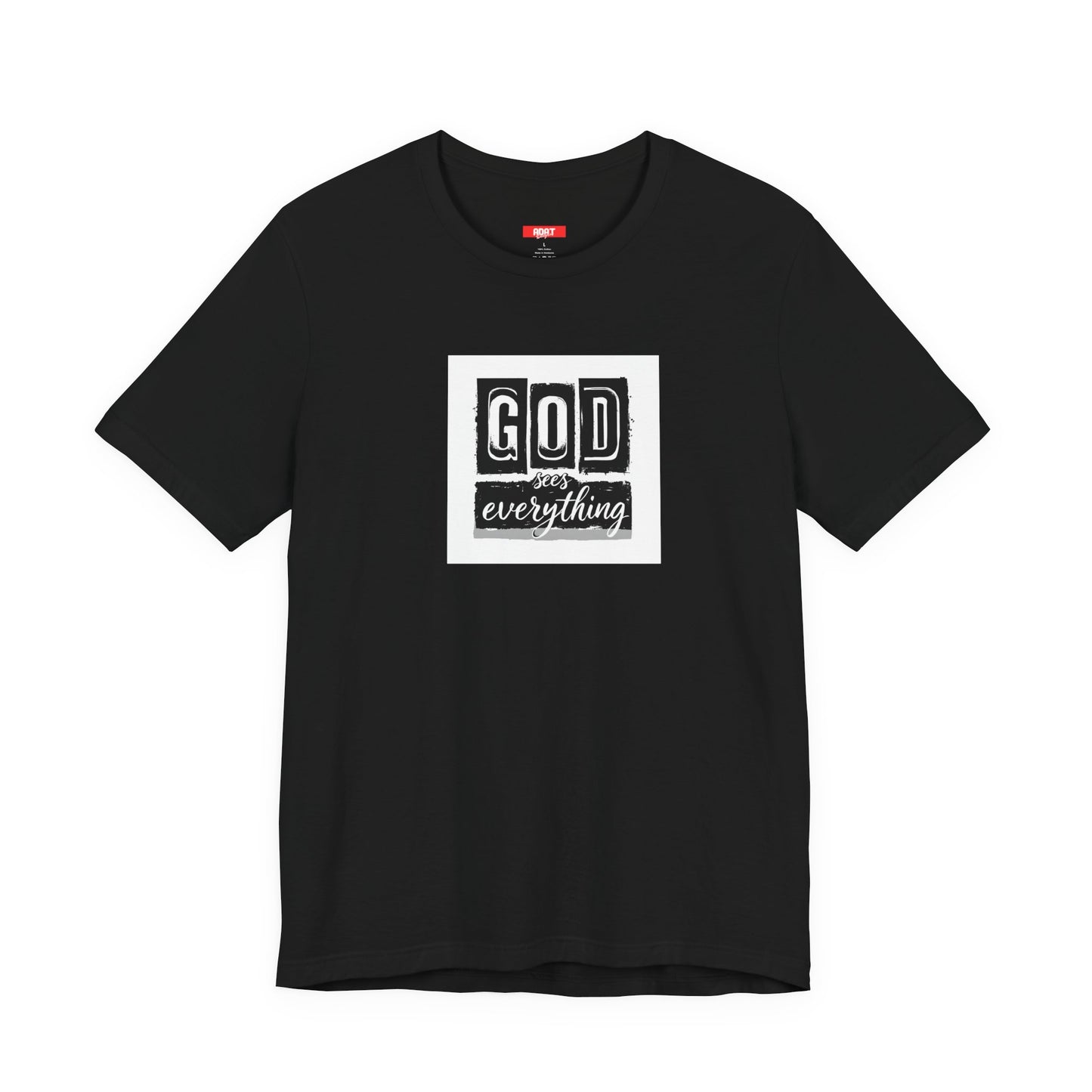 God Is Everything T-Shirt — Black Faith Graphic Tee