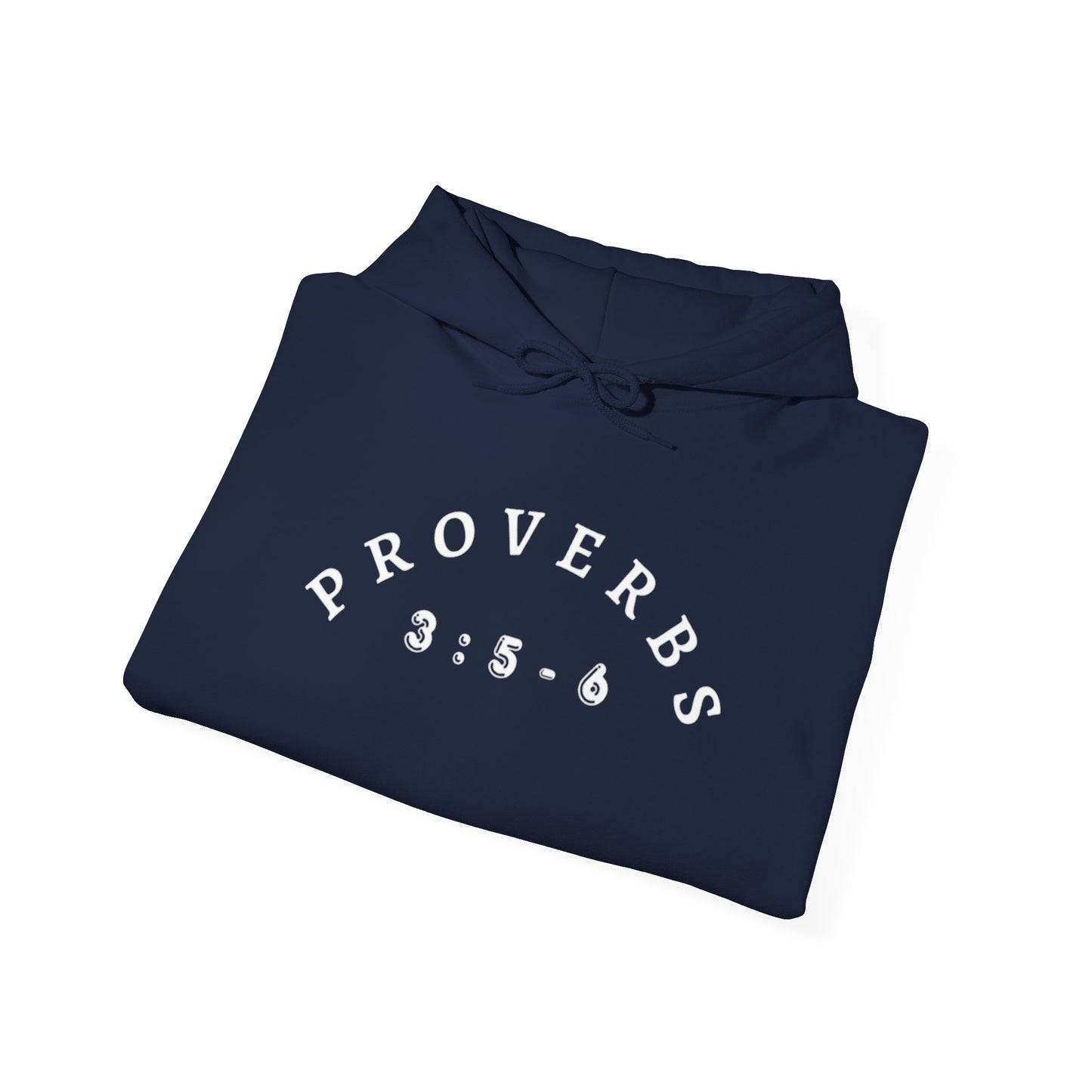 Proverbs 3:5-6 Heavy Blend Hooded Sweatshirt
