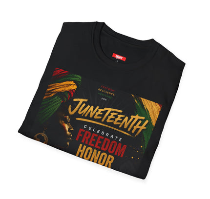 Juneteenth Celebrate Freedom Honor T-Shirt — JUNETEENTH Graphic Tee