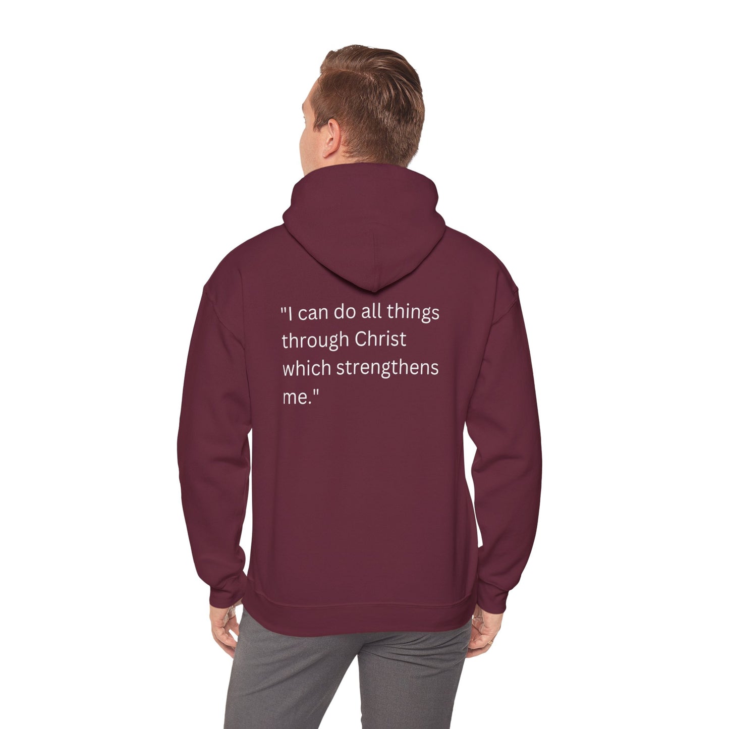 Philippians 4:13 Heavy Blend Hoodie