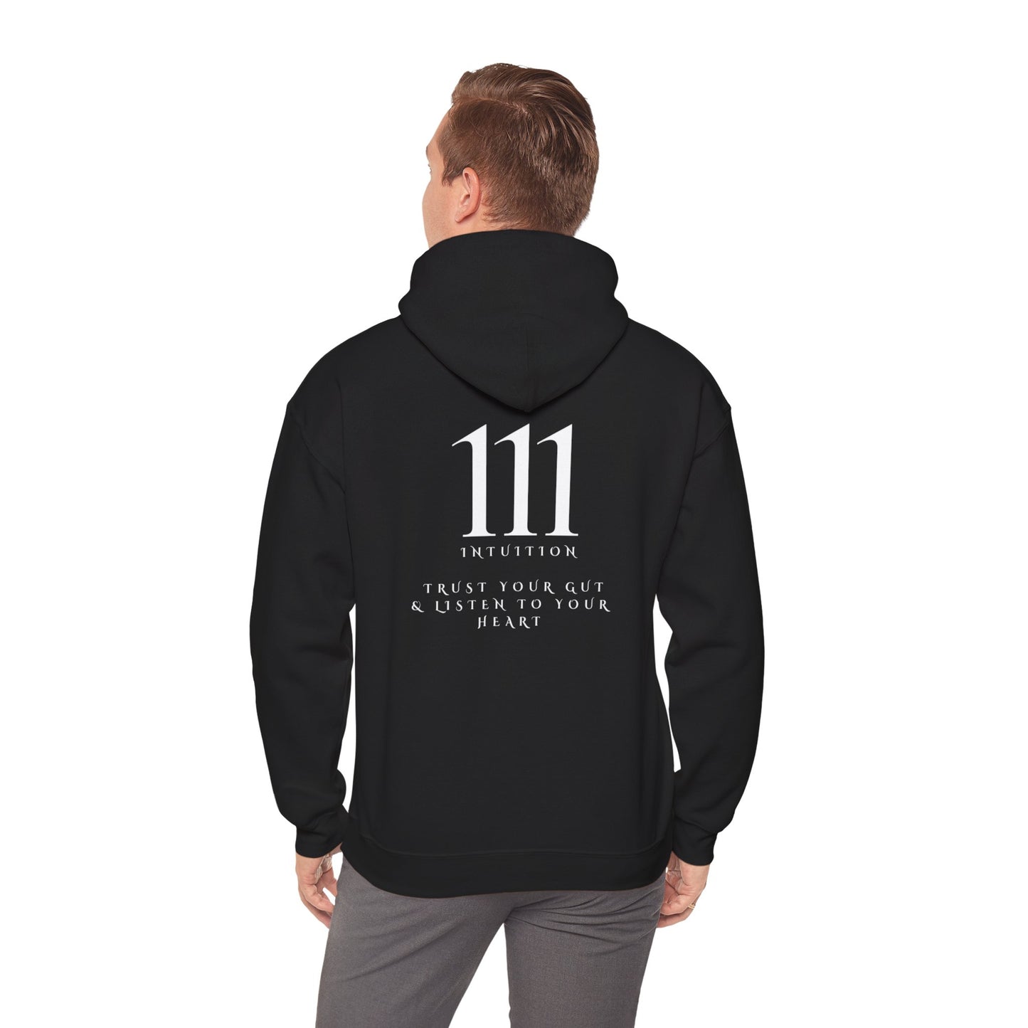 111 Angel Number Unisex Heavy Blend Hooded Sweatshirt