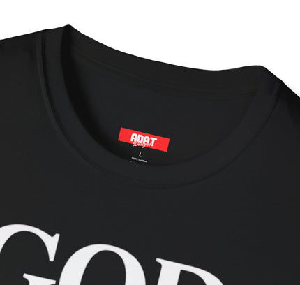 God Don't Play About Me Black Cotton Faith Graphic T-Shirt